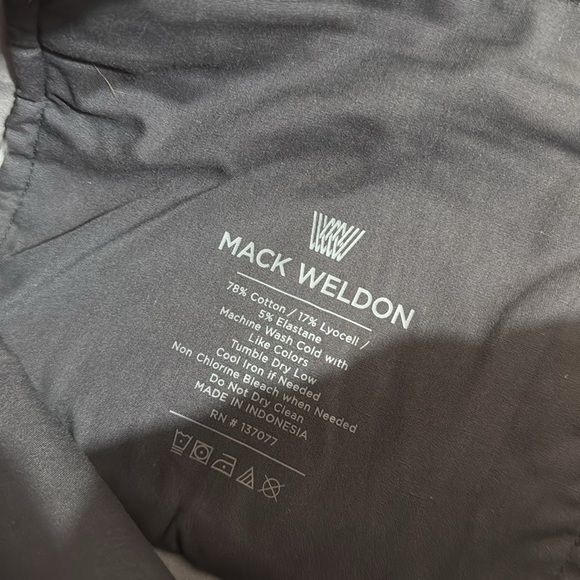 Mack Weldon Gray Flat Front Men Shorts - Picture 8 of 10